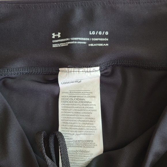 Under Armour Heatgear Capri Leggings Running Size L Active Wear - Picture 4 of 4
